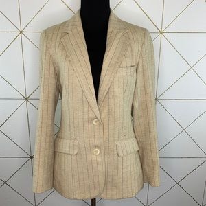 Andrea York by Farah Tweed Blazer Academia Preppy